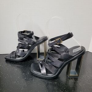 Jeffrey Campbell Impulsive Heel Sandals Black